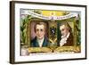 Johann Wolfgang Von Goethe and Johann Christoph Friedrich Von Schiller, C1900-null-Framed Giclee Print