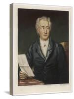 Johann Wolfgang Von Goethe German Writer and Scientist-Joseph Karl Stieler-Stretched Canvas
