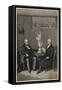 Johann Wolfgang Von Goethe German Writer with His Patron Karl August of Weimar-null-Framed Stretched Canvas