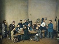 Political Meeting in Trier, 1848-Johann Ziegler-Framed Giclee Print