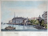 The Thames at Limehouse, c1780-Johann Ziegler-Framed Giclee Print