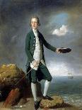 Portrait of a Seated Gentleman, possibly William Hunter-Johann Zoffany-Giclee Print