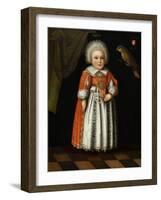 Johanna Katharina Steiger, Aged 2, 1643-Albrecht Kauw-Framed Giclee Print