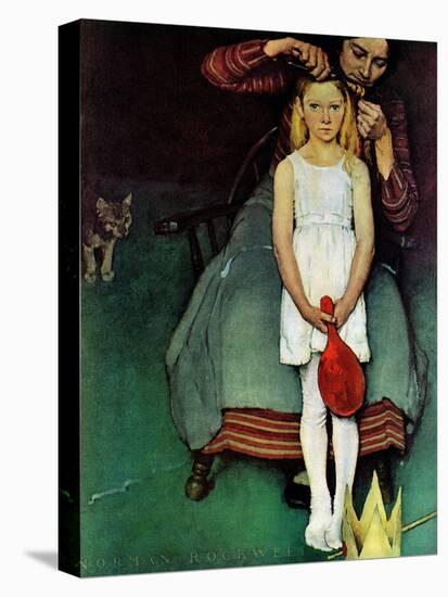 "Johanna's Christmas Star", December 18,1937-Norman Rockwell-Stretched Canvas