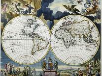 Orbis Terrarum Nova Et Accuritissima Tabula-Johanne A. Loon-Stretched Canvas