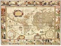 Early World Map 1630-Johannes Blaeu-Giclee Print