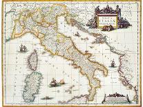 Map Of Italy, 1631-Johannes Blaeu-Giclee Print