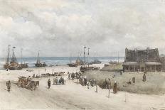 Beach at Scheveningen-Johannes Bosboom-Art Print