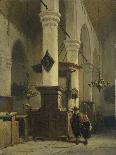 The Faithful in St Peter's Church in Leiden-Johannes Bosboom-Giclee Print