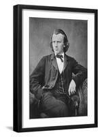 Johannes Brahms (1833-189), German Composer and Pianist, C1866-null-Framed Premium Giclee Print