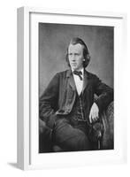 Johannes Brahms (1833-189), German Composer and Pianist, C1866-null-Framed Giclee Print