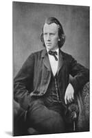 Johannes Brahms (1833-189), German Composer and Pianist, C1866-null-Mounted Giclee Print