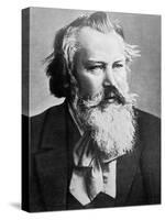 Johannes Brahms, 1879-null-Stretched Canvas