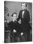 Johannes Brahms and Acquaintance Posing for Camera-null-Stretched Canvas