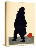 Johannes Brahms and the Red Hedgehog, caricature-Otto Bohler-Stretched Canvas
