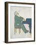 Johannes Brahms at the Piano-Willy von Beckerath-Framed Premium Giclee Print