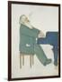 Johannes Brahms at the Piano-Willy von Beckerath-Framed Giclee Print