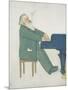 Johannes Brahms at the Piano-Willy von Beckerath-Mounted Giclee Print