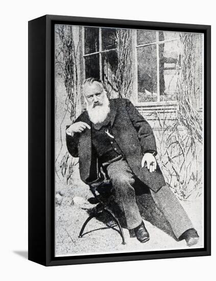 Johannes Brahms, C.1897-null-Framed Stretched Canvas