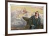 Johannes Brahms German Musician Composing His Symphony No. 1-R. Ronopa-Framed Premium Giclee Print