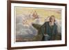 Johannes Brahms German Musician Composing His Symphony No. 1-R. Ronopa-Framed Premium Giclee Print