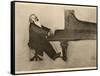 Johannes Brahms German Musician-null-Framed Stretched Canvas