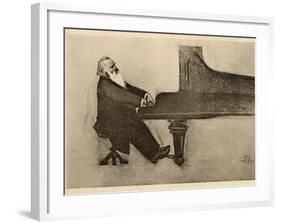 Johannes Brahms German Musician-null-Framed Photographic Print