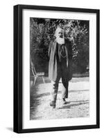 Johannes Brahms Going for a Stroll Outside-null-Framed Premium Photographic Print