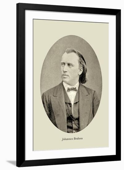 Johannes Brahms-null-Framed Art Print