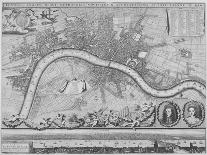 Map of London, 1690-Johannes de Ram-Framed Giclee Print