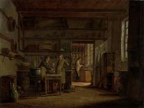 Shop of the Bookdealer Pieter Meijer Warnars on the Vijgendam in Amsterdam, 1820-Johannes Jelgerhuis-Giclee Print