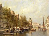 A View of the Voorstraathaven, Dordrecht-Johannes Karel Christian Klinkenberg-Giclee Print