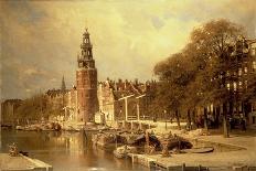 A View of the Voorstraathaven, Dordrecht-Johannes Karel Christian Klinkenberg-Giclee Print