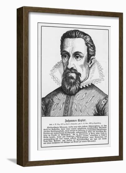 Johannes Kepler German Astronomer-null-Framed Art Print