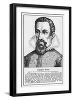 Johannes Kepler German Astronomer-null-Framed Art Print