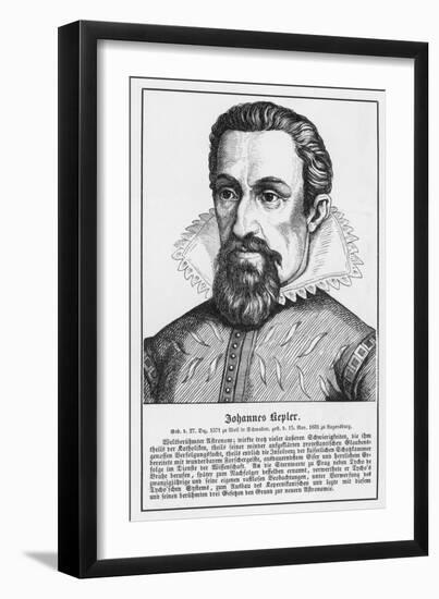 Johannes Kepler German Astronomer-null-Framed Art Print