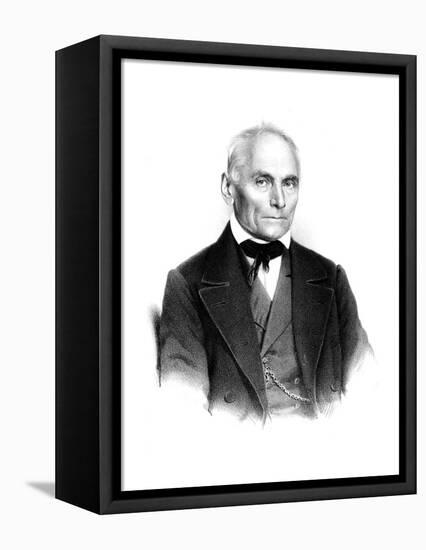 Johannes Purkinje, Czech Physiologist-Science Source-Framed Stretched Canvas