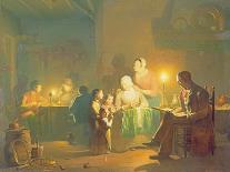 Candlelit Interior-Johannes Rosiere-Giclee Print