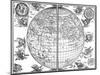 Johannes Stabius Map of the World, 1515-Albrecht Durer-Mounted Giclee Print