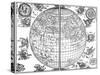 Johannes Stabius Map of the World, 1515-Albrecht Durer-Stretched Canvas