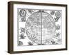 Johannes Stabius Map of the World, 1515-Albrecht Durer-Framed Giclee Print