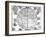 Johannes Stabius Map of the World, 1515-Albrecht Durer-Framed Giclee Print