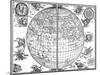 Johannes Stabius Map of the World, 1515-Albrecht Durer-Mounted Giclee Print