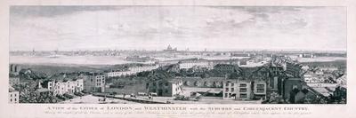 View of London from Islington, 1789-Johannes Swertner-Mounted Giclee Print