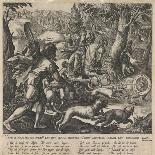 An Allegorical Hunt, 1578-Johannes Van der Stradanus-Framed Giclee Print