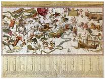 Backer's Star Chart, 1709-Johannes Van Keulen-Framed Giclee Print