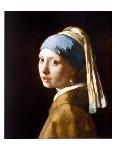 Young Lady with a Pearl Necklace-Johannes Vermeer-Giclee Print