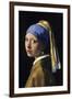 Johannes Vermeer Girl with a Pearl Earring-Johannes Vermeer-Framed Art Print