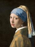 Young Lady with a Pearl Necklace-Johannes Vermeer-Giclee Print
