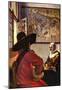 Johannes Vermeer Soldier and Girl Smiling Art Print Poster-null-Mounted Poster